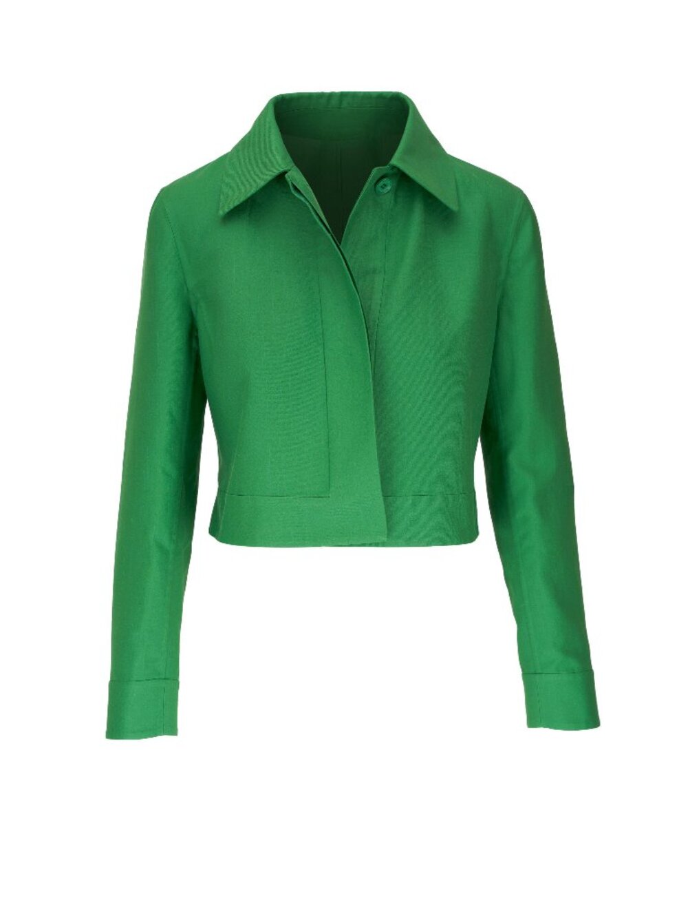 AKRIS Size 10 Lewitt Leaf Green Short Jacket NWT $3690
